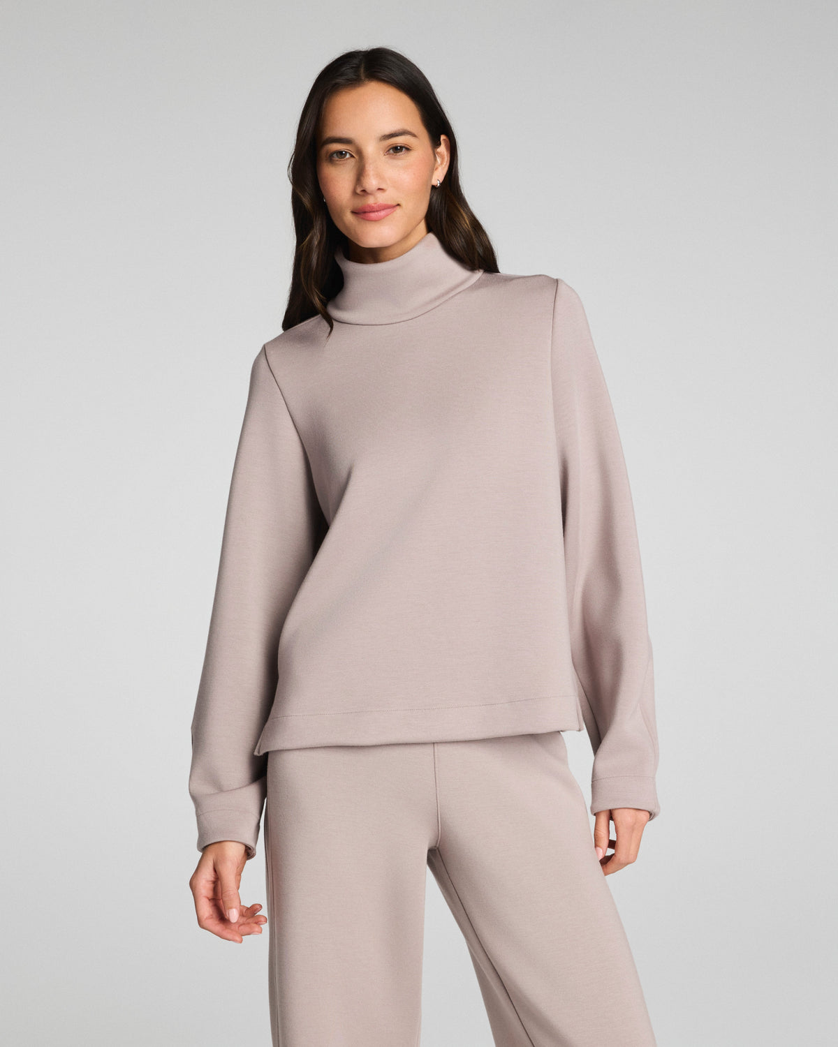 SPANX AirEssentials® Luxe Turtleneck  Coastal Fog
