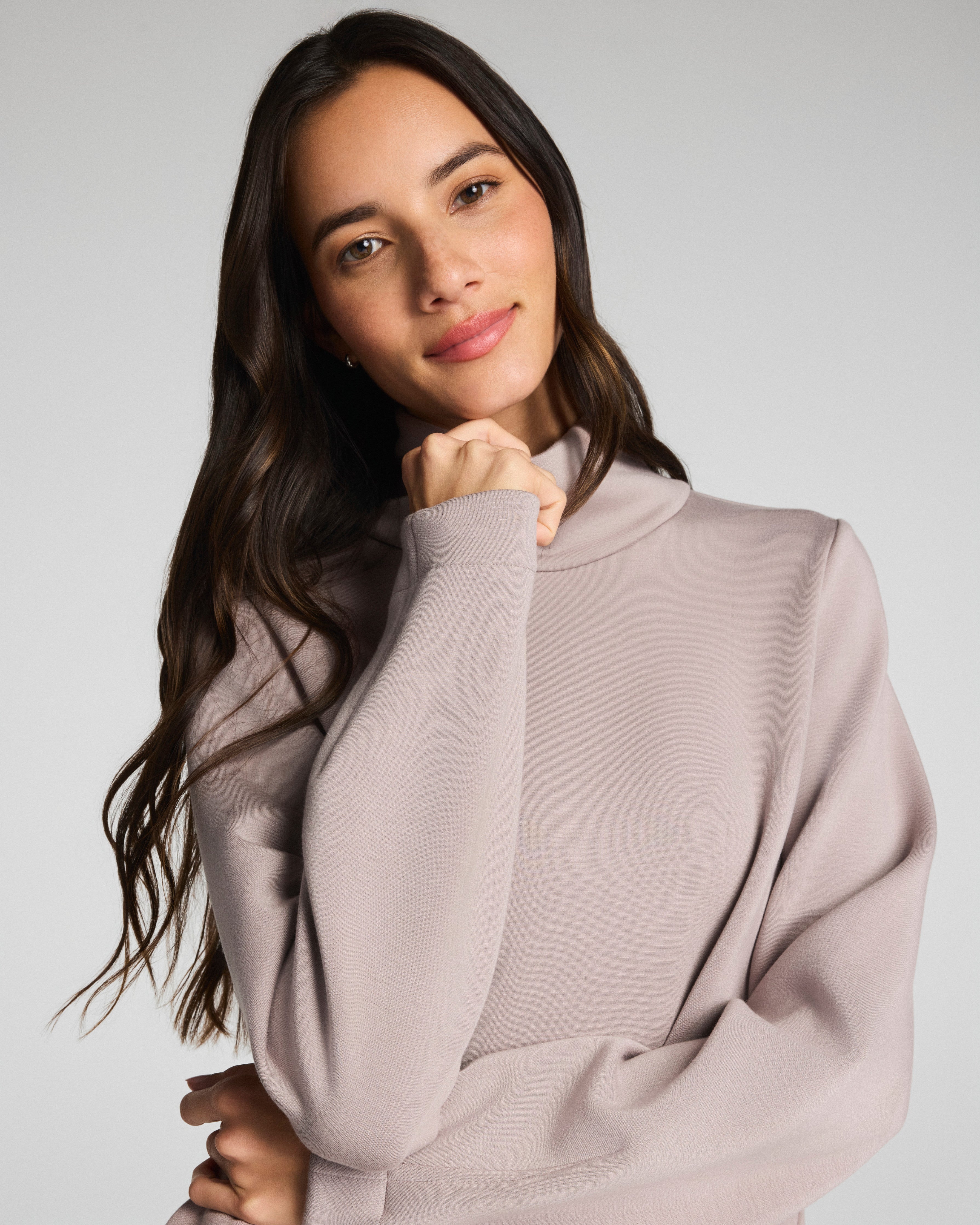 SPANX AirEssentials® Luxe Turtleneck  Coastal Fog
