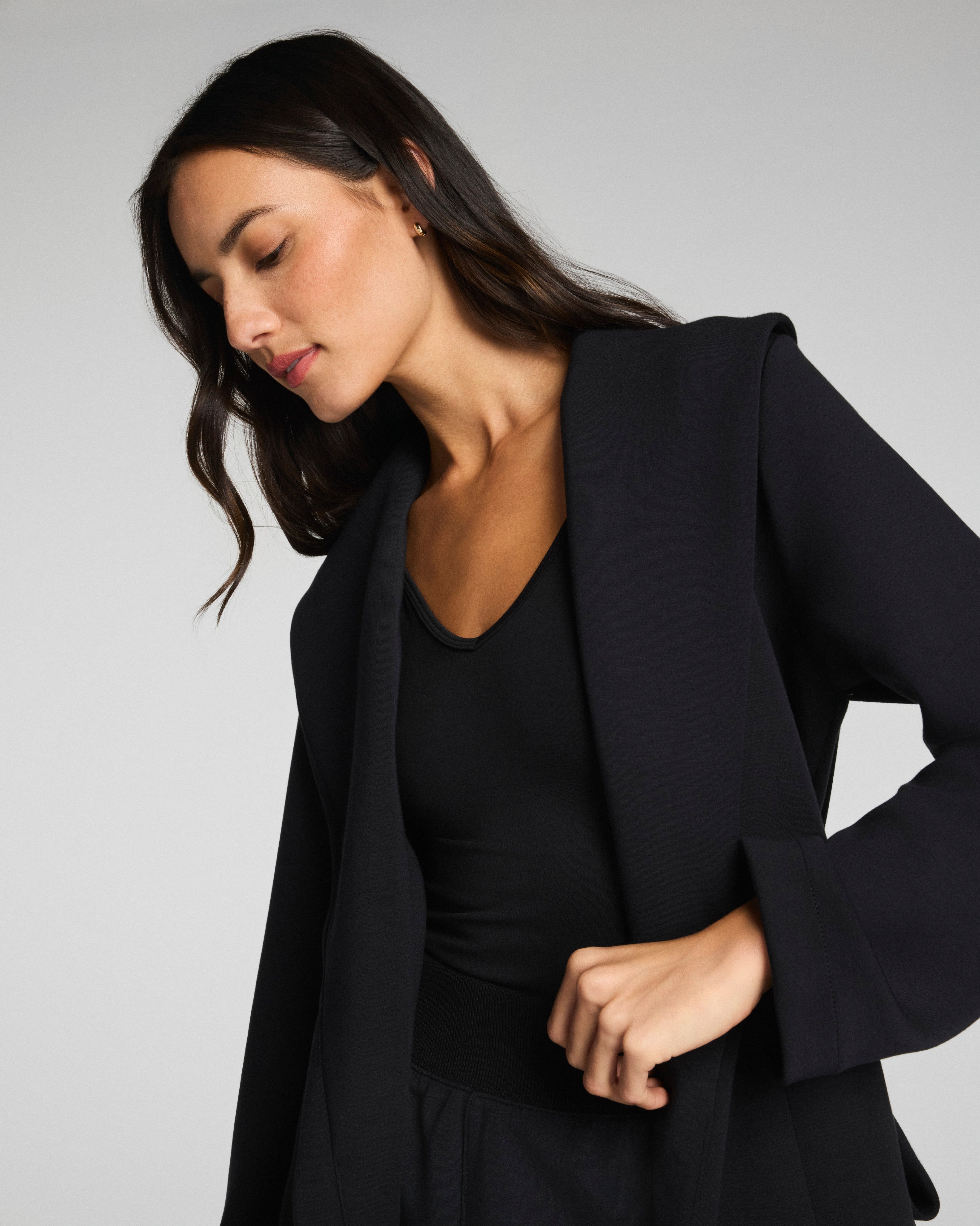 SPANX AirEssentials® Luxe Wrap Cardigan  Very Black