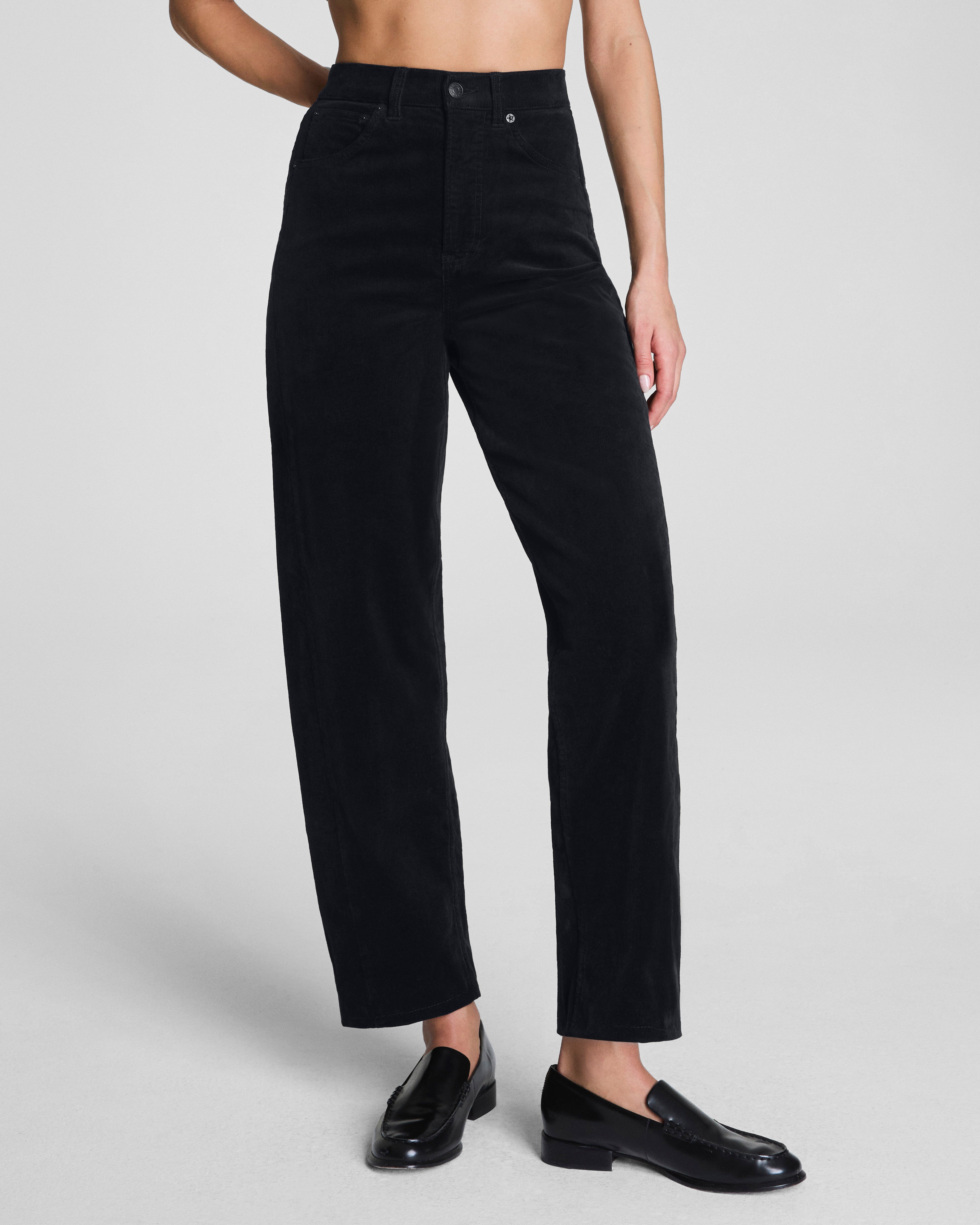 SPANXshape™ Authentic 360 Corduroy Barrel Leg  Classic Black