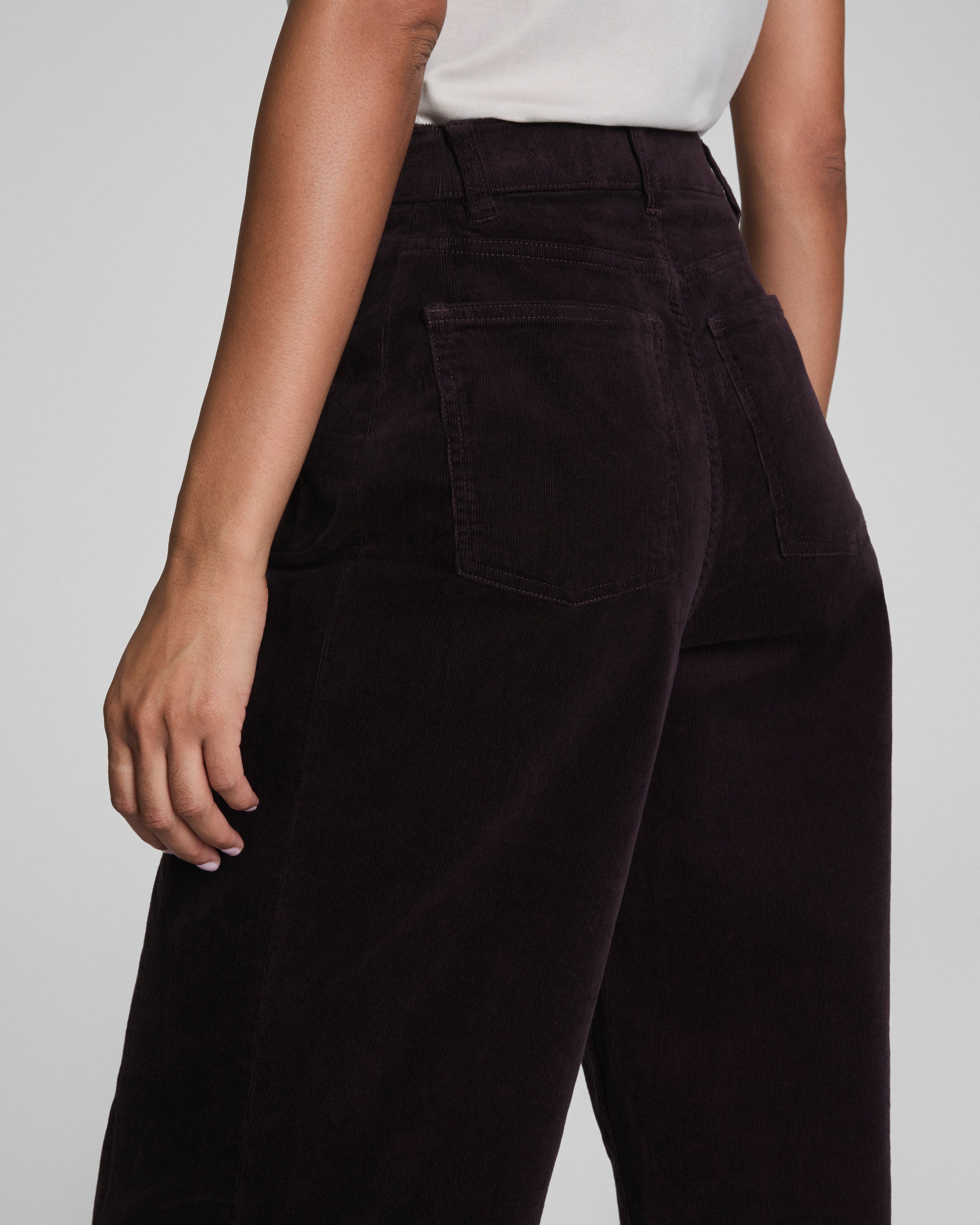 SPANXshape™ Authentic 360 Corduroy Barrel Leg  Truffle Brown