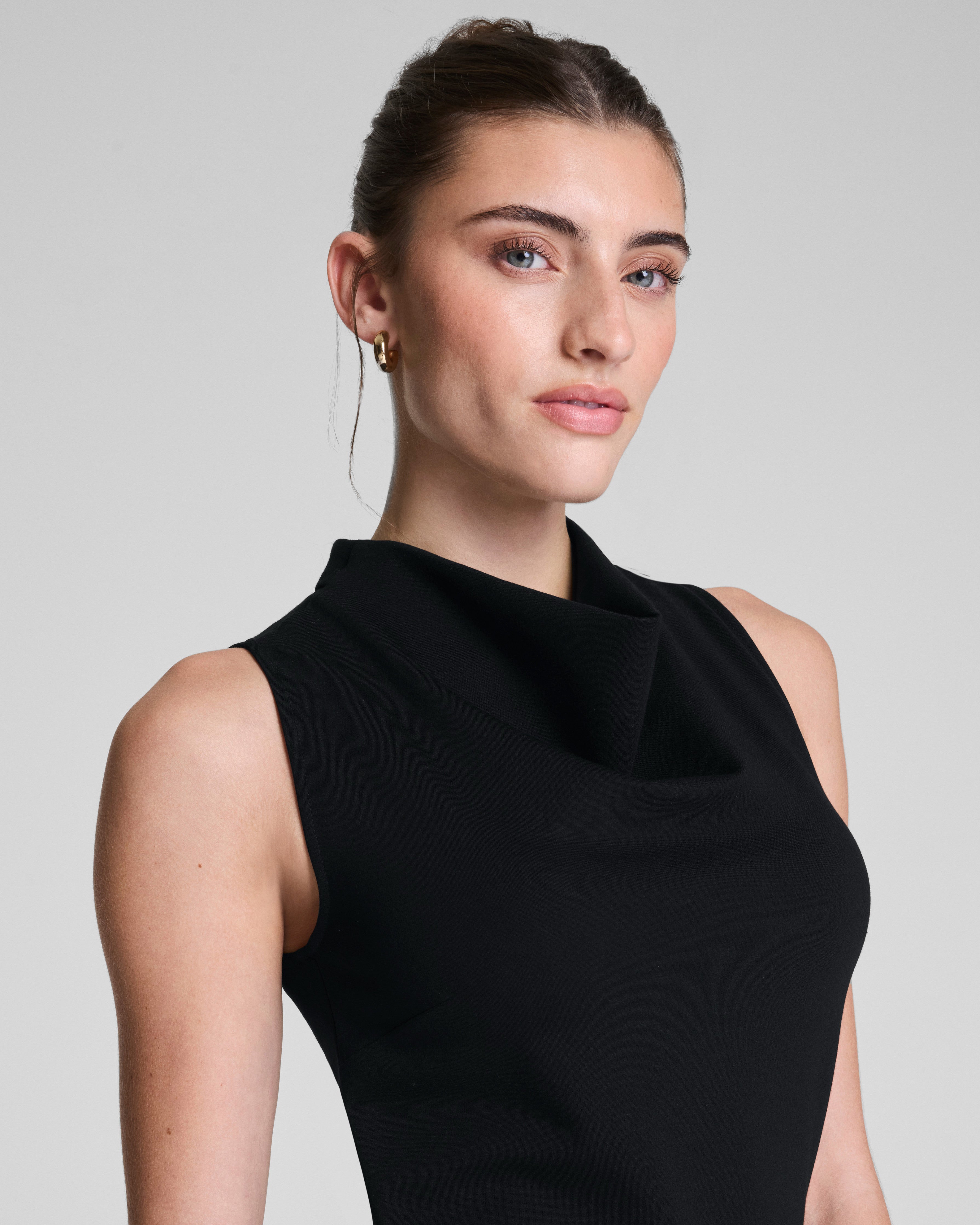 SPANX® Ponte Sleeveless Midi Dress | Classic Black