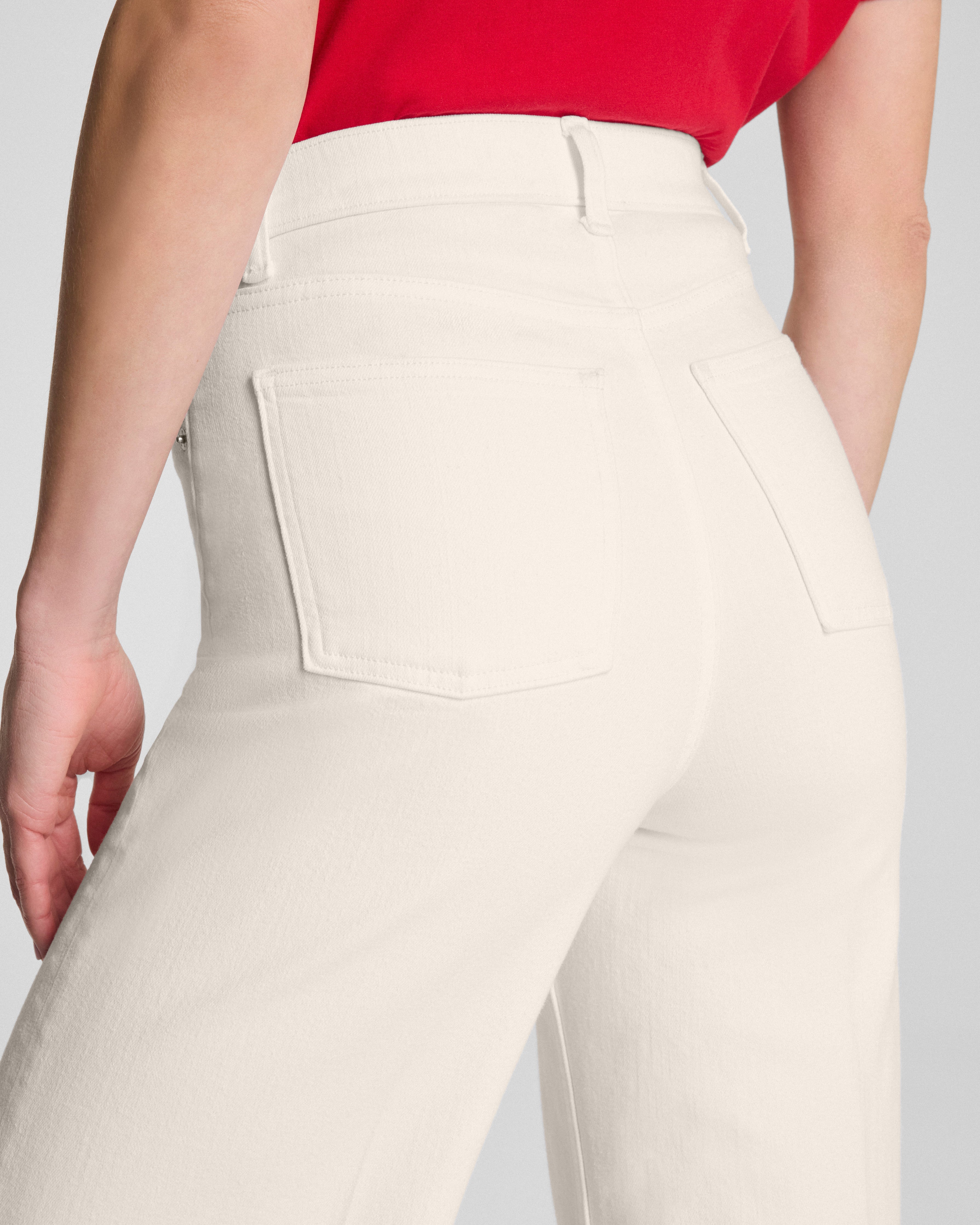 SPANXshape™ Authentic 360 Wide Leg Jeans | Alabaster