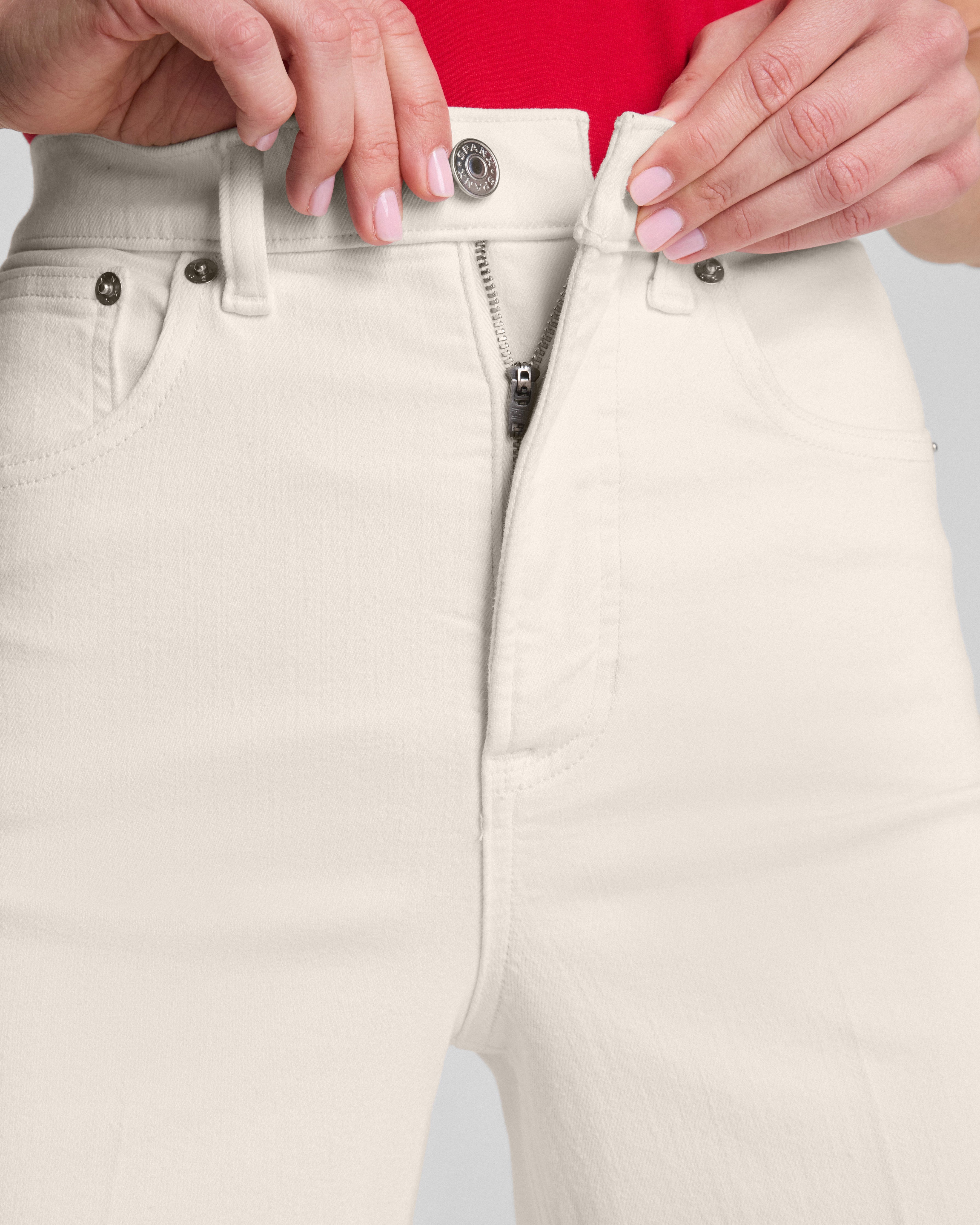 SPANXshape™ Authentic 360 Wide Leg Jeans | Alabaster