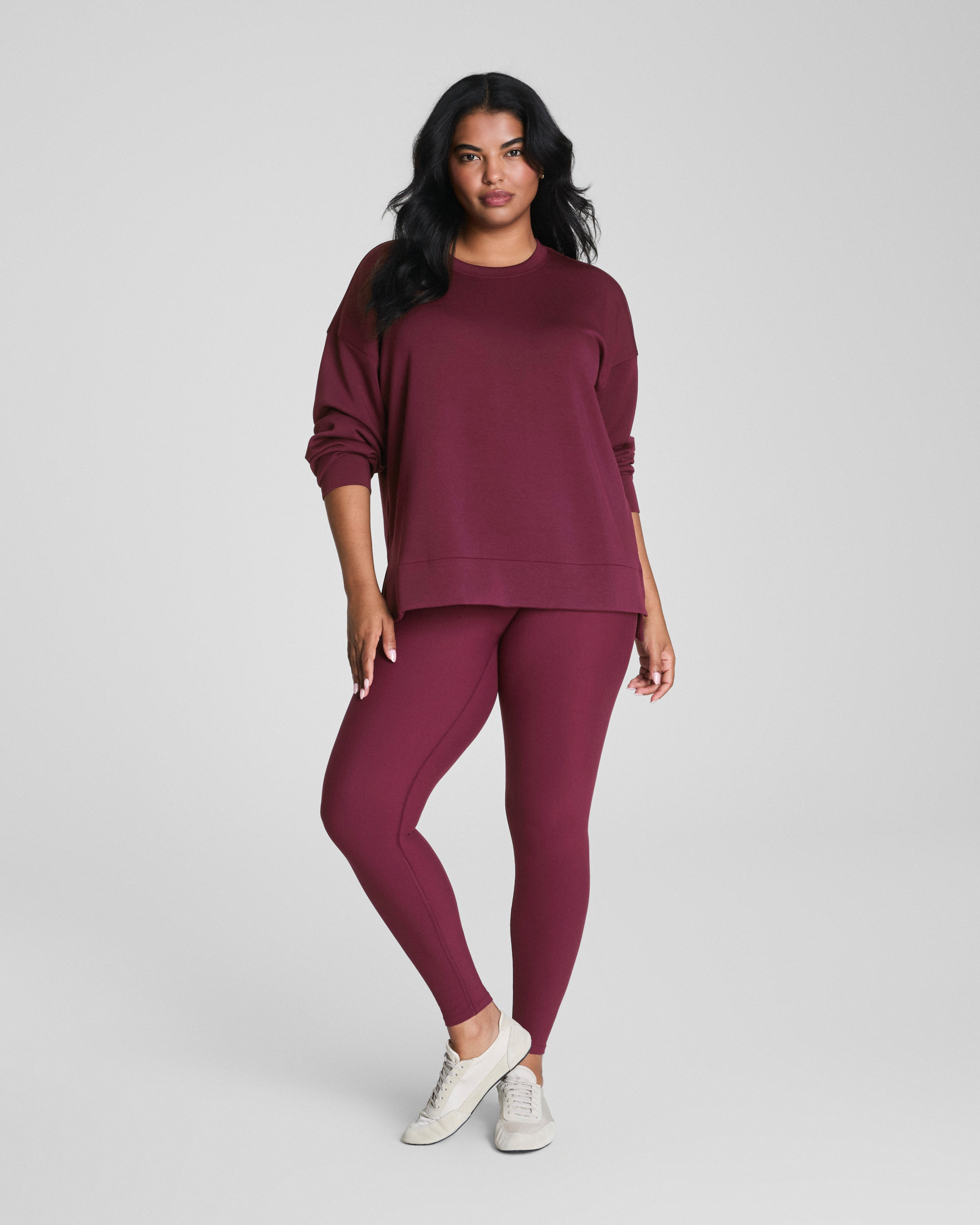 SPANX AirEssentials® Crewneck Tunic  Plum Berry