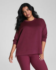 SPANX AirEssentials® Crewneck Tunic  Plum Berry