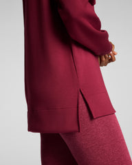 SPANX AirEssentials® Crewneck Tunic  Red Merlot