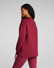 SPANX AirEssentials® Crewneck Tunic  Red Merlot