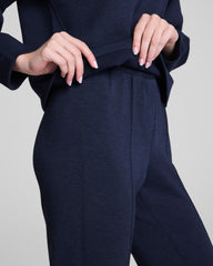 SPANX AirEssentials® Brushed Collared Long Sleeve Top  Timeless Navy Heather