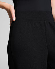 SPANX AirEssentials® Luxe Barrel Leg Pant with Shimmer  Very Black / Silver Shimmer