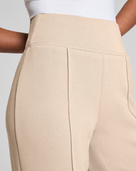 SPANX AirEssentials® Luxe Straight Leg Pant with Shimmer  Bone / Silver Shimmer