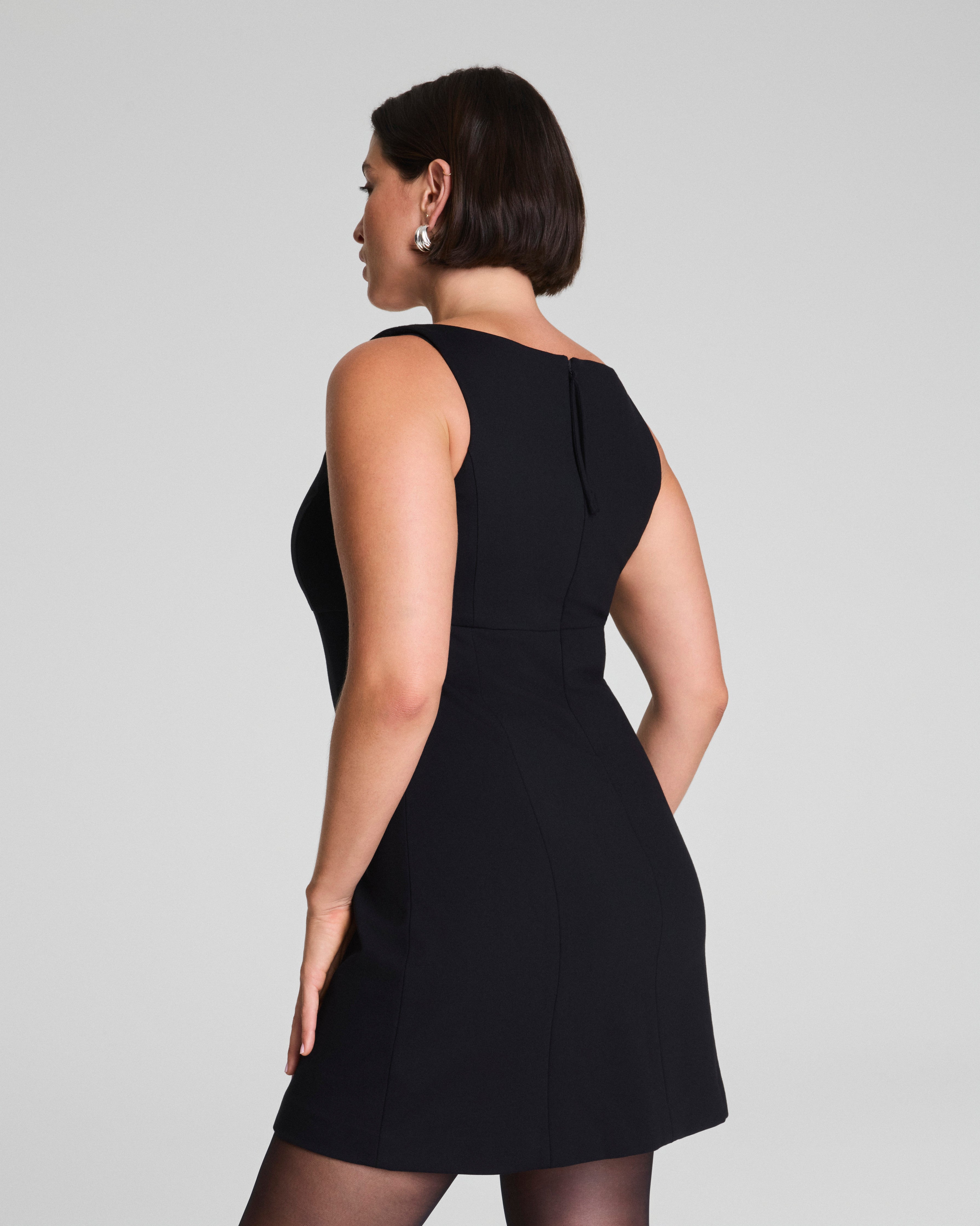 SPANX® Ponte Sleeveless Mini Dress  Classic Black