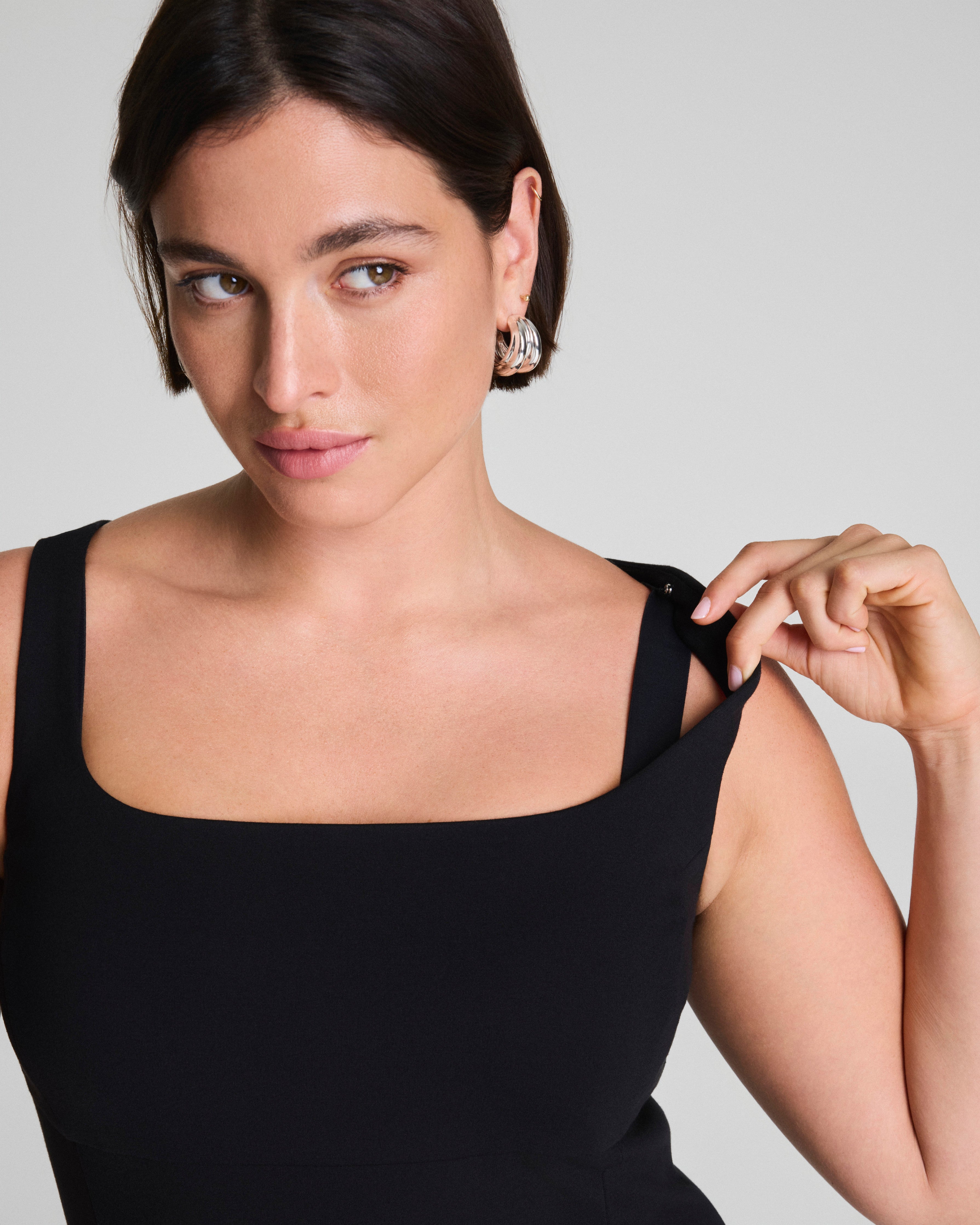 SPANX® Ponte Sleeveless Mini Dress  Classic Black