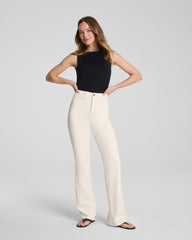 SPANXshape™ Authentic 360 Easy Flare Jeans with Patch Pockets | Alabaster