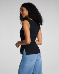 SPANX® Ponte V-Neck Tank | Classic Black