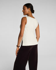 SPANX® Ponte V-Neck Tank | Ivory