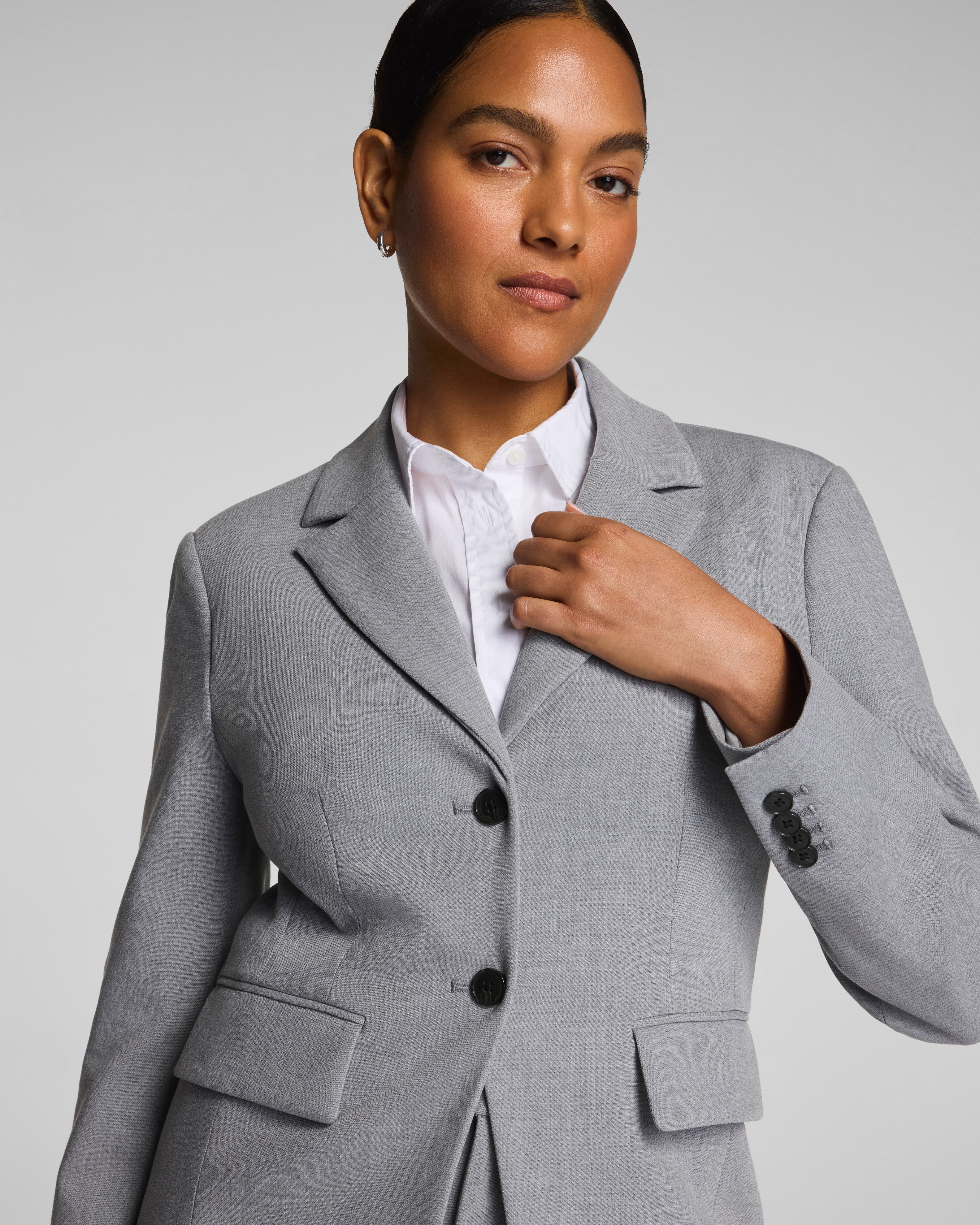 SPANX® WellSuited Tailored Blazer | Heather Grey