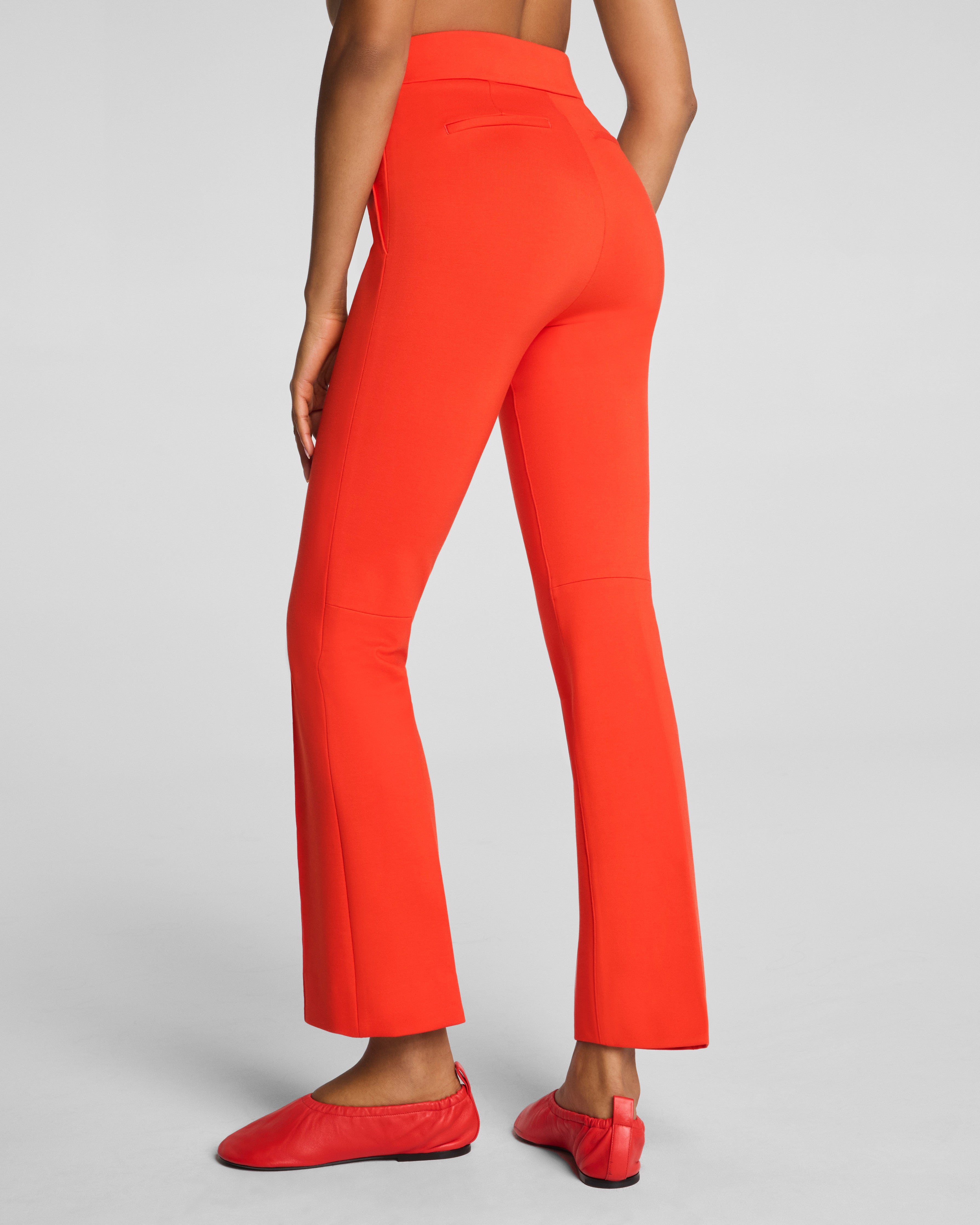 SPANXsupersmooth™ PerfectFit Ponte Kick Flare Pant with Pintuck | Poppy
