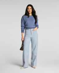 SPANXsupersmooth™ Stretch Twill Wide Leg Pant with Patch Pockets