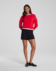 SPANXsupersmooth™ Stretch Twill Short with Patch Pockets, 5"