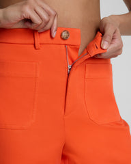 SPANXsupersmooth™ Stretch Twill Short with Patch Pockets, 5" | Sunset Coral