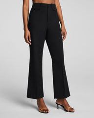 SPANXsupersmooth™ Stretch Twill Cropped Easy Flare Pant | Classic Black
