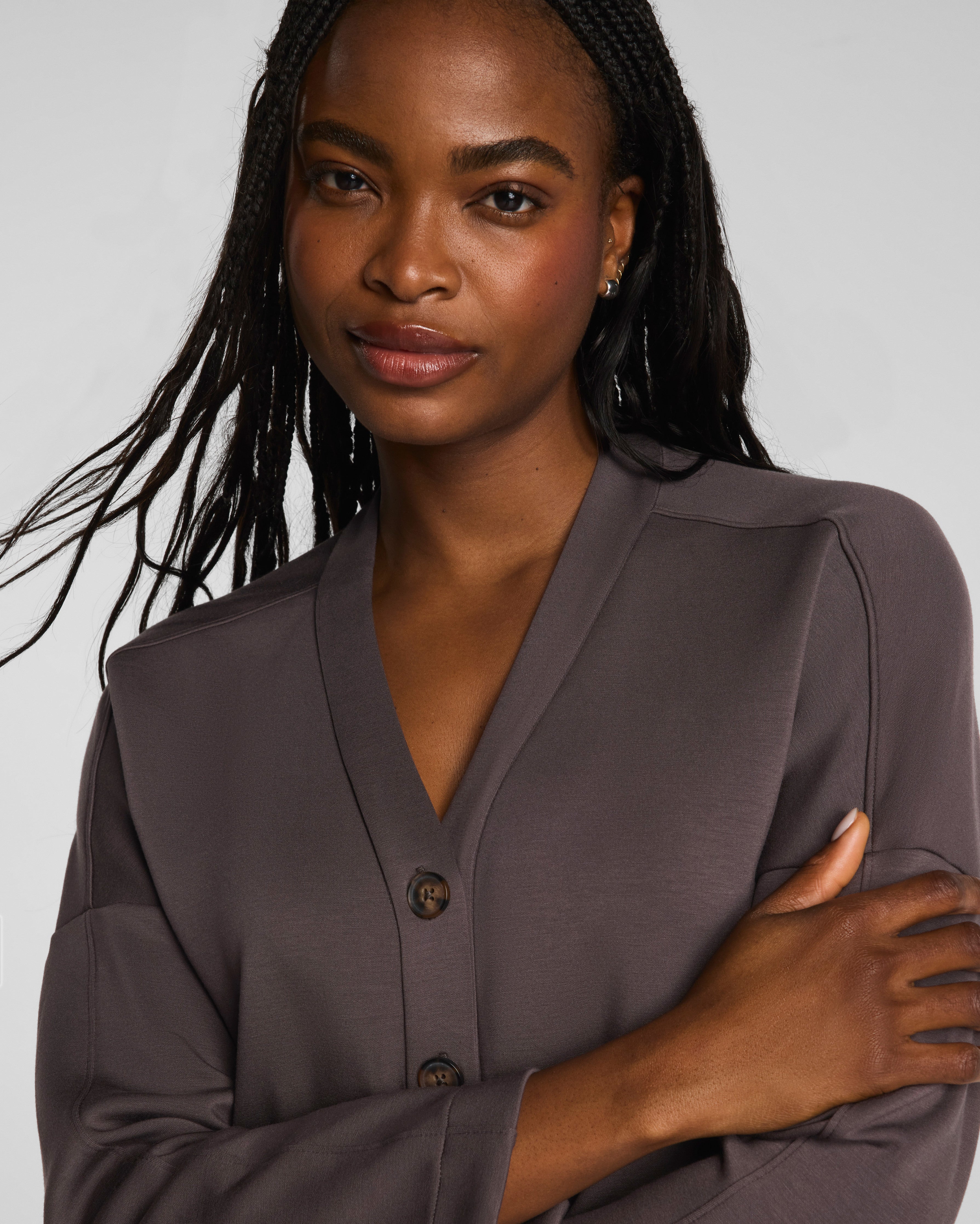 SPANX AirEssentials® Cardigan | Dark Cacao