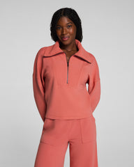 SPANX AirEssentials® French Rib Half Zip