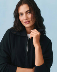 SPANX AirEssentials® French Rib Half Zip