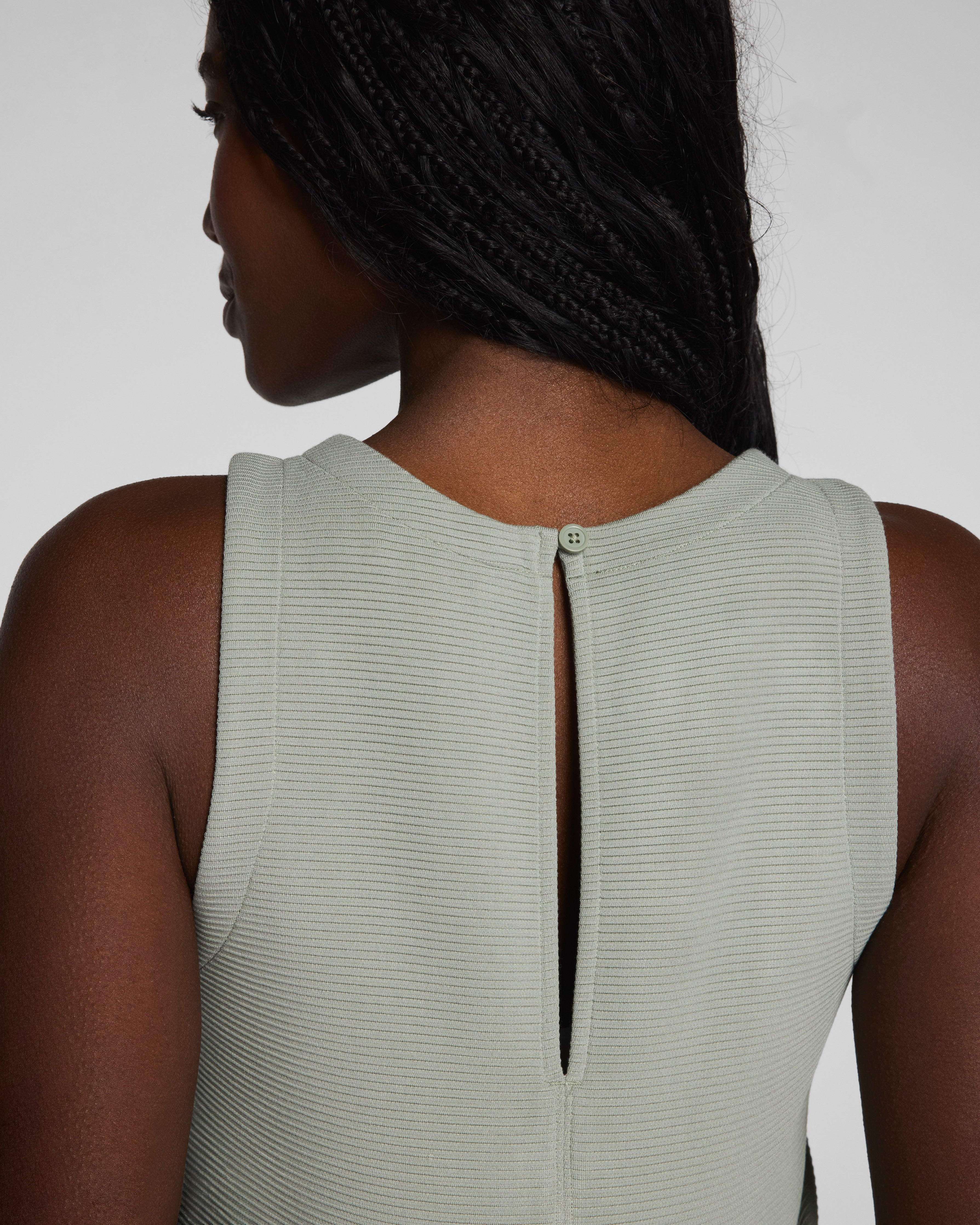 SPANX AirEssentials® French Rib Sleeveless Jumpsuit | Sage Brush