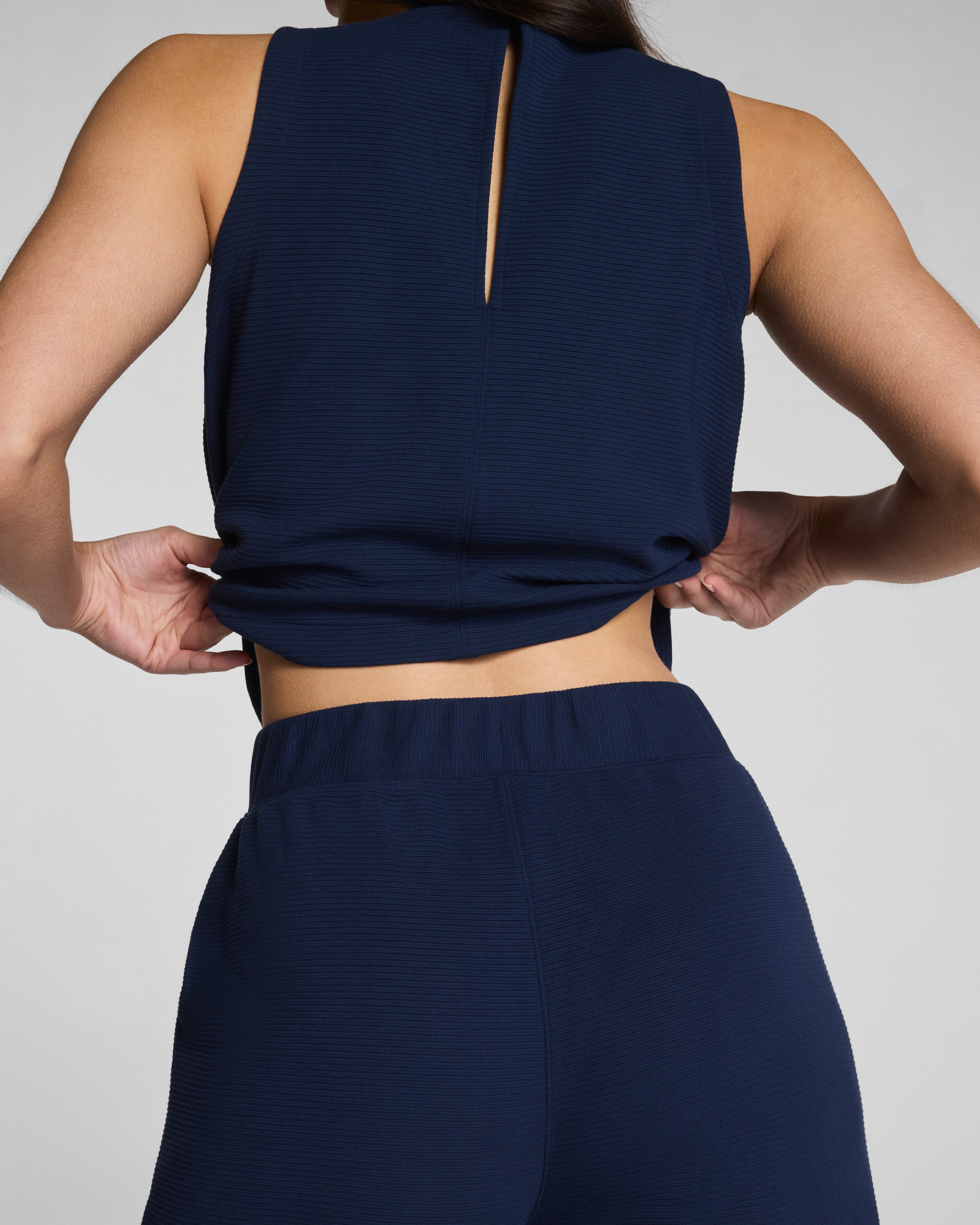 SPANX AirEssentials® French Rib Sleeveless Jumpsuit | Timeless Navy