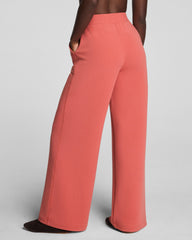 SPANX AirEssentials® French Rib Wide Leg Pant | Clay