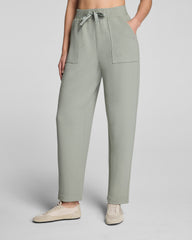 SPANX AirEssentials® French Rib Barrel Leg Pant | Sage Brush