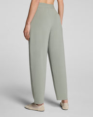 SPANX AirEssentials® French Rib Barrel Leg Pant | Sage Brush