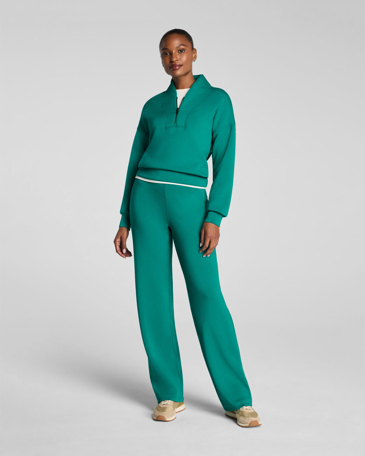 SPANX AirEssentials® Straight Leg Pant | Jade