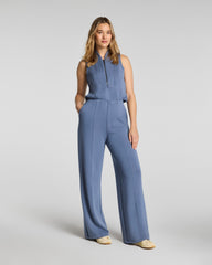 SPANX AirEssentials® Shawl Collar Half Zip Jumpsuit