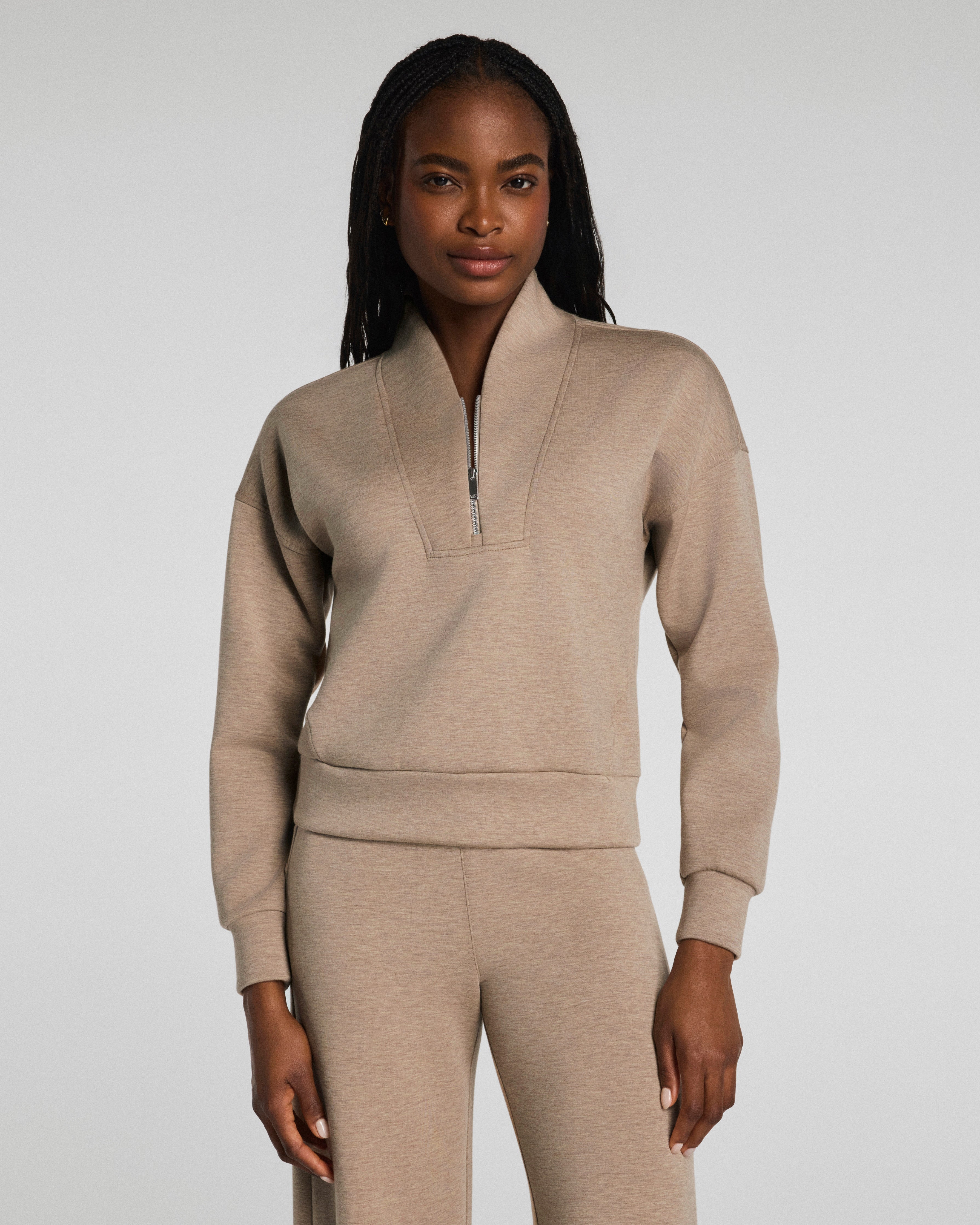 SPANX AirEssentials® Shawl Collar Half Zip