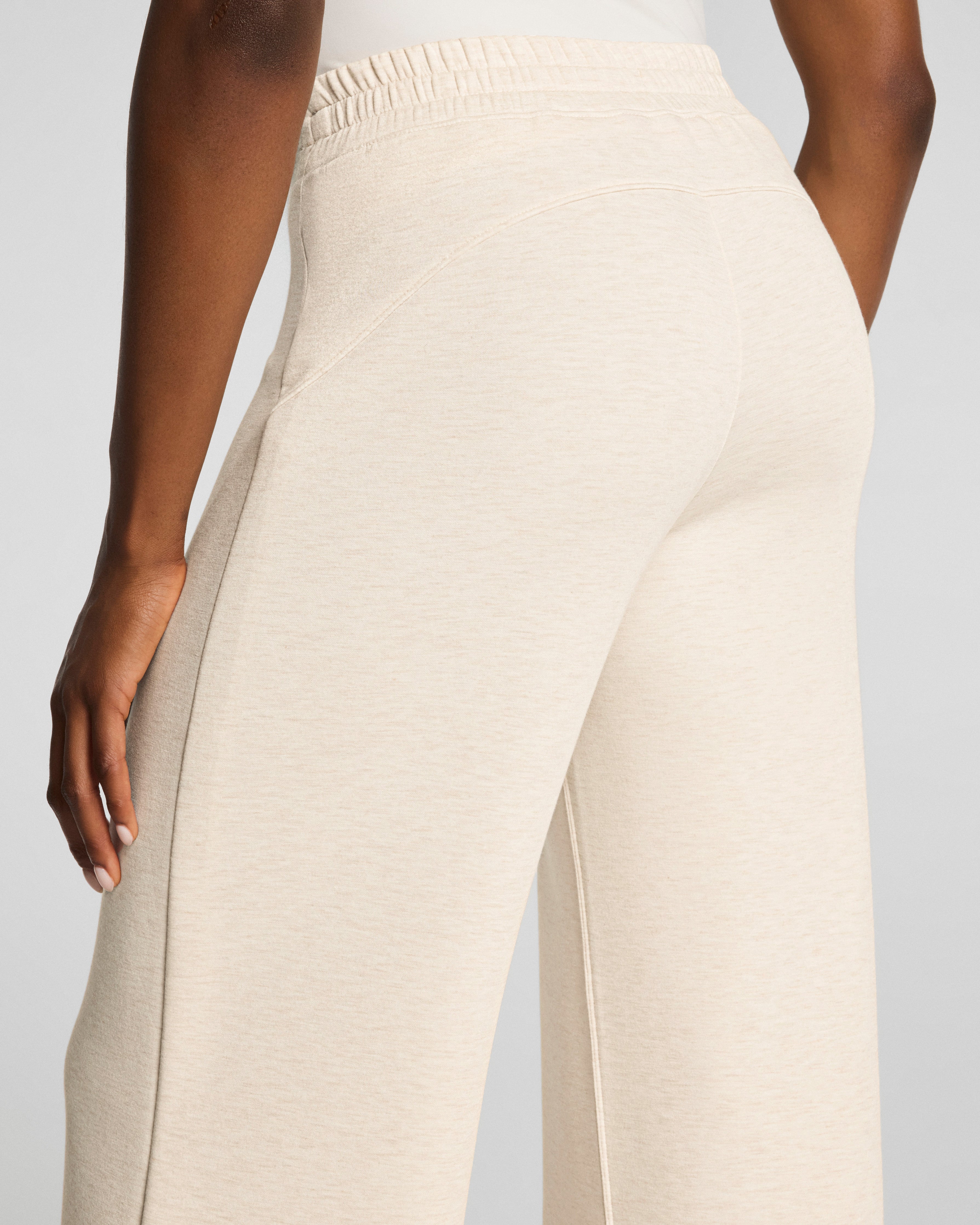 SPANX AirEssentials® Wide Leg Pant | Oatmeal Heather