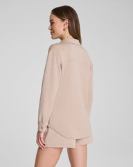 SPANX® AirEssentials® Oversized Button Down  | Dune