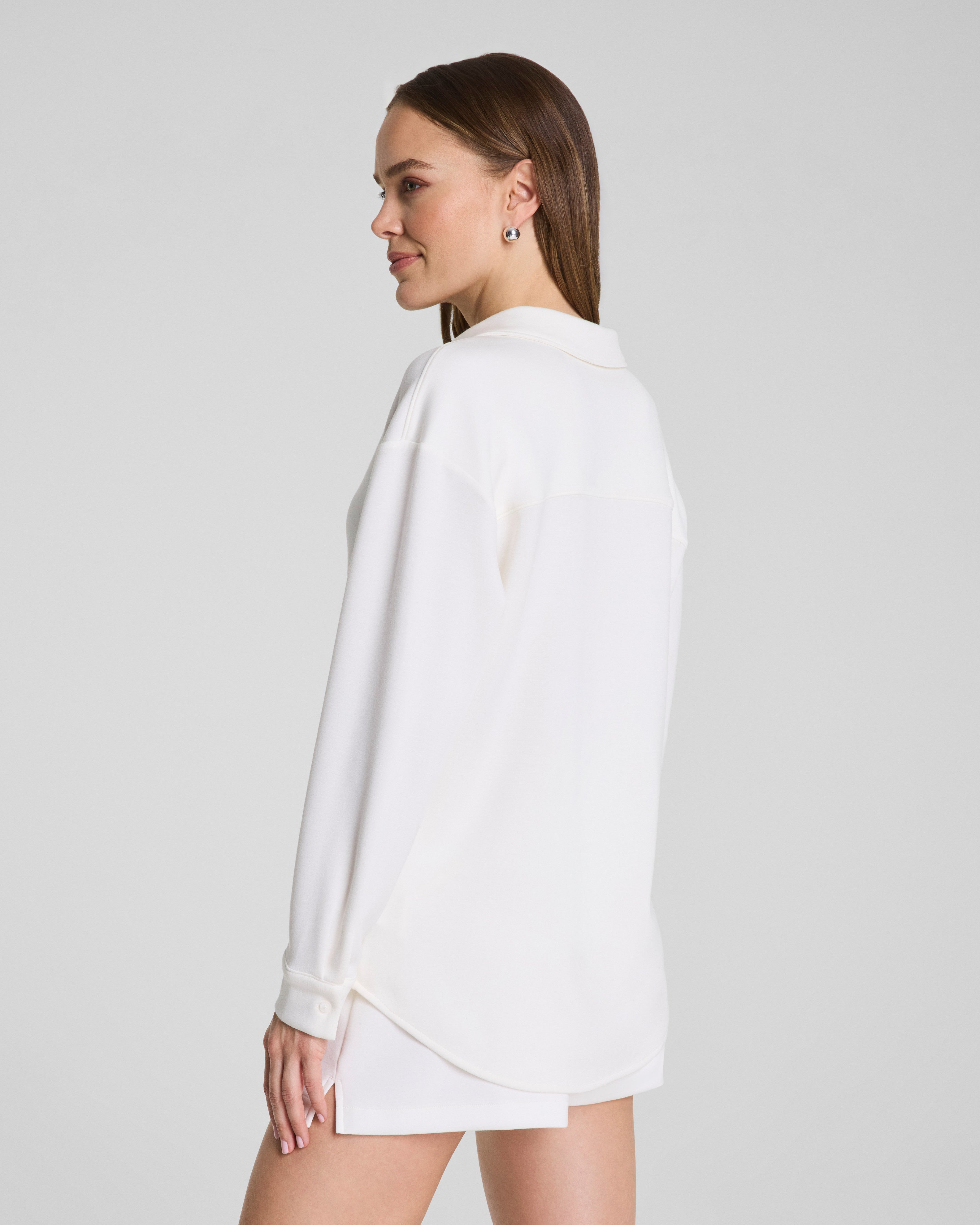 SPANX® AirEssentials® Oversized Button Down  | Powder