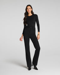 SPANXsupersmooth™ Stretch Twill Easy Flare Pant | Classic Black