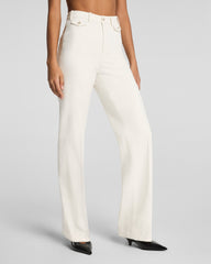 SPANXsupersmooth™ Stretch Twill Easy Flare Pant | Ivory