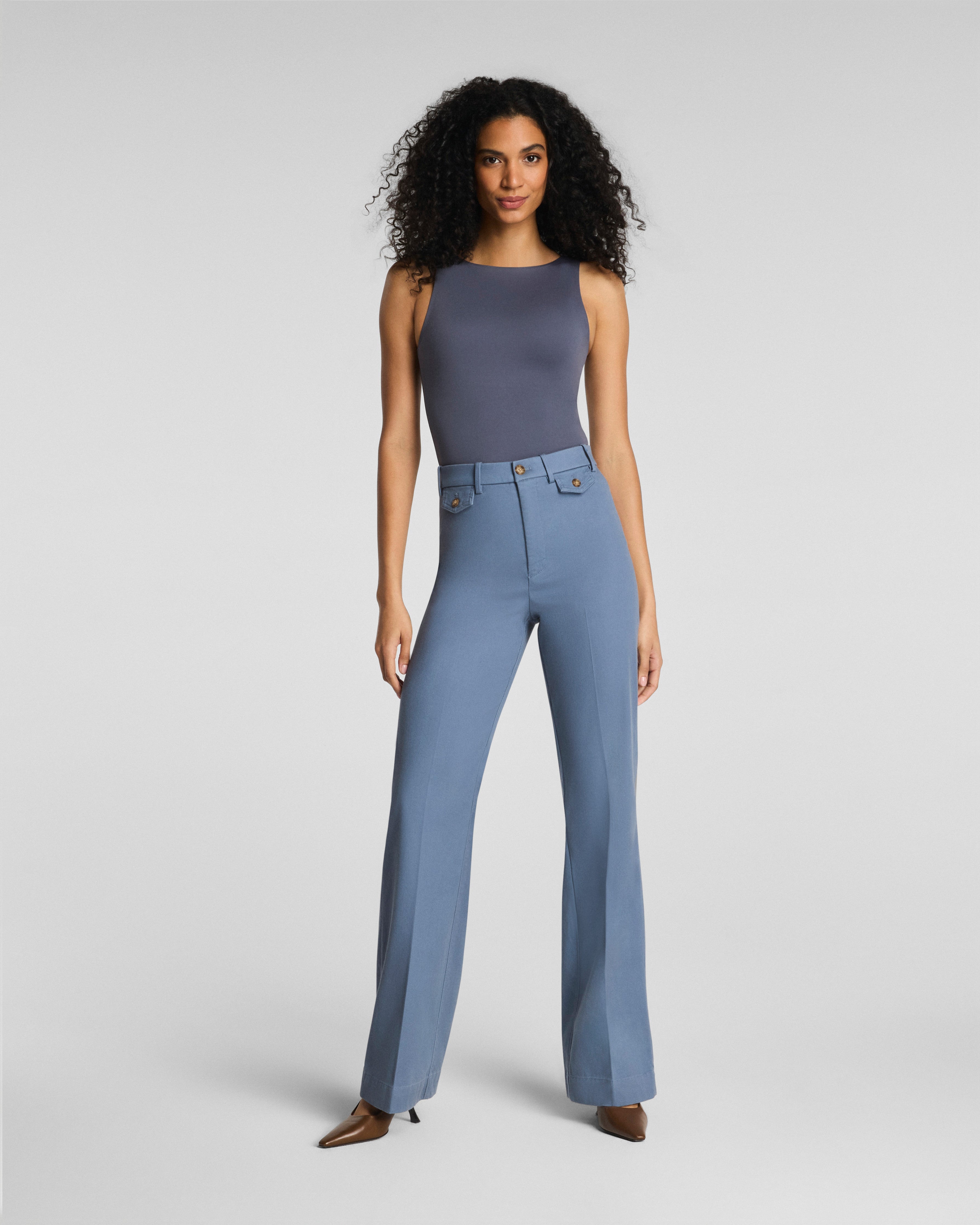 SPANXsupersmooth™ Stretch Twill Easy Flare Pant