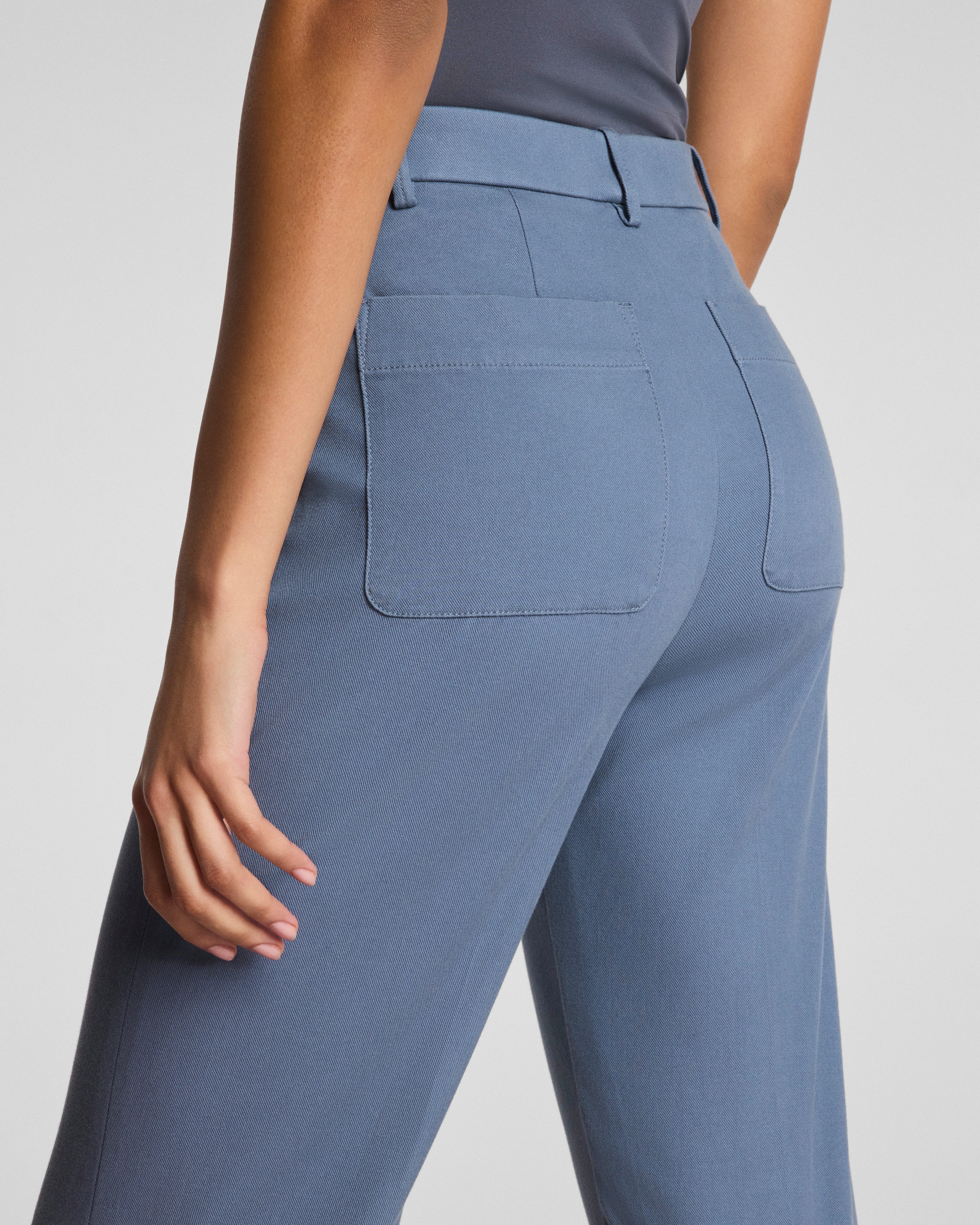 SPANXsupersmooth™ Stretch Twill Easy Flare Pant | Rain