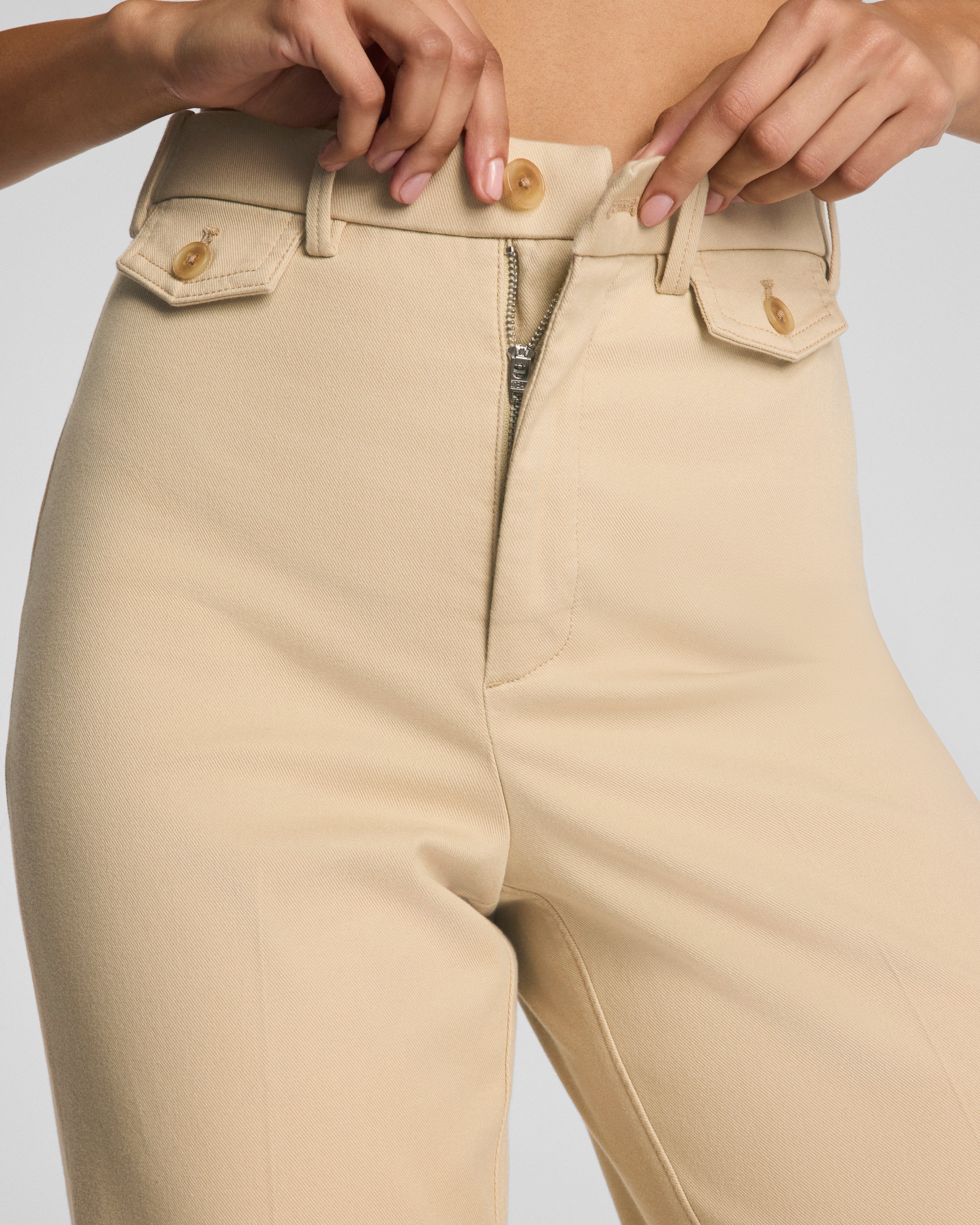SPANXsupersmooth™ Stretch Twill Easy Flare Pant | Sandbar