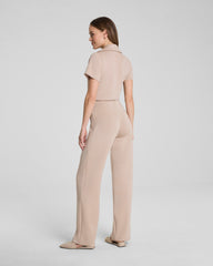 SPANX AirEssentials® Collared Tie-Waist Jumpsuit | Dune