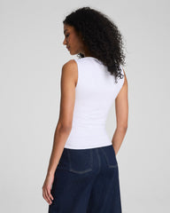 SPANXsmooth™ Jersey High Neck Tank | Classic White