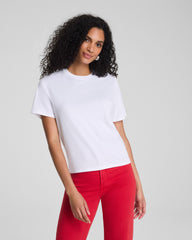 karla welch for SPANX® Everyday Tee | Classic White