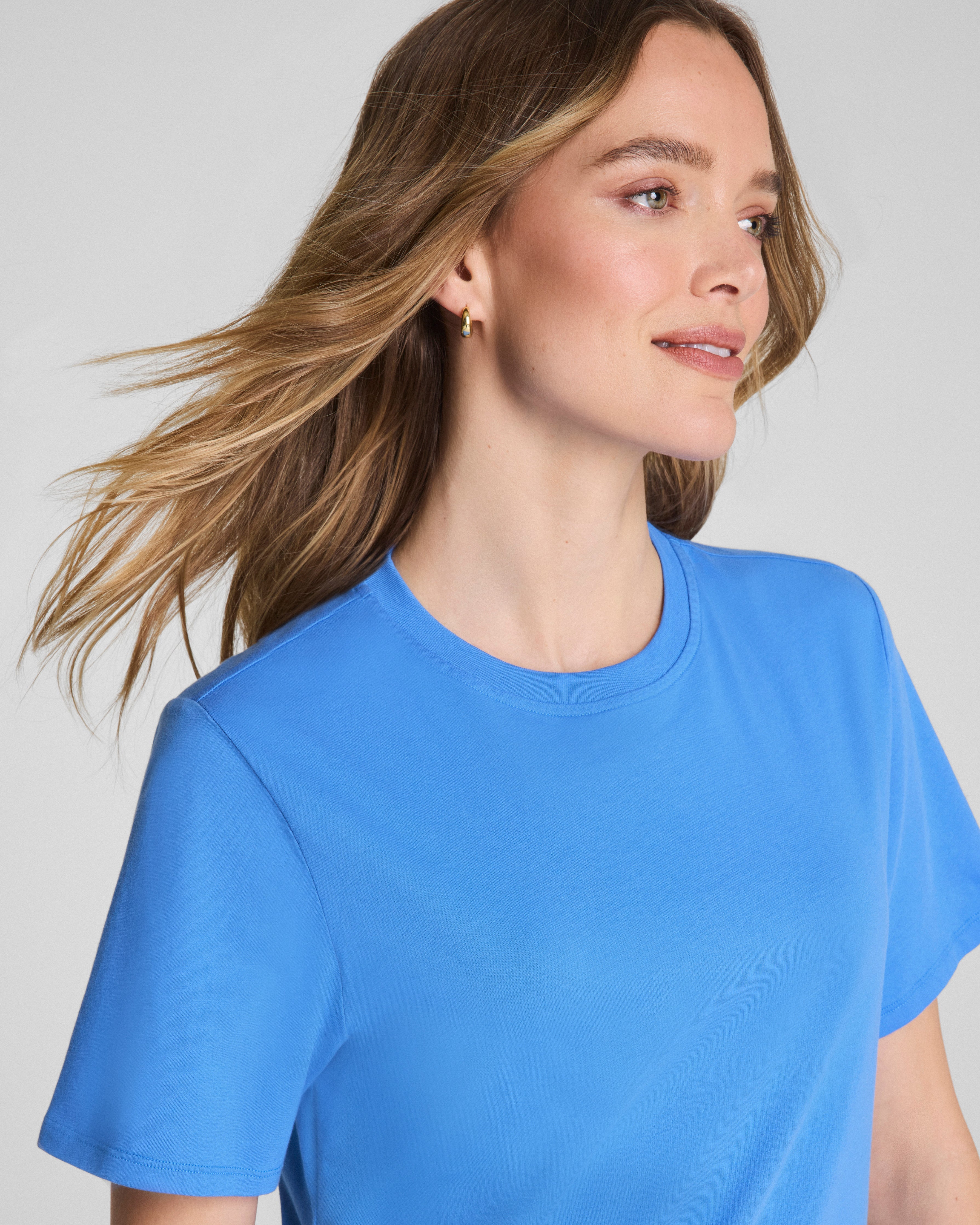 karla welch for SPANX® Everyday Tee | French Blue
