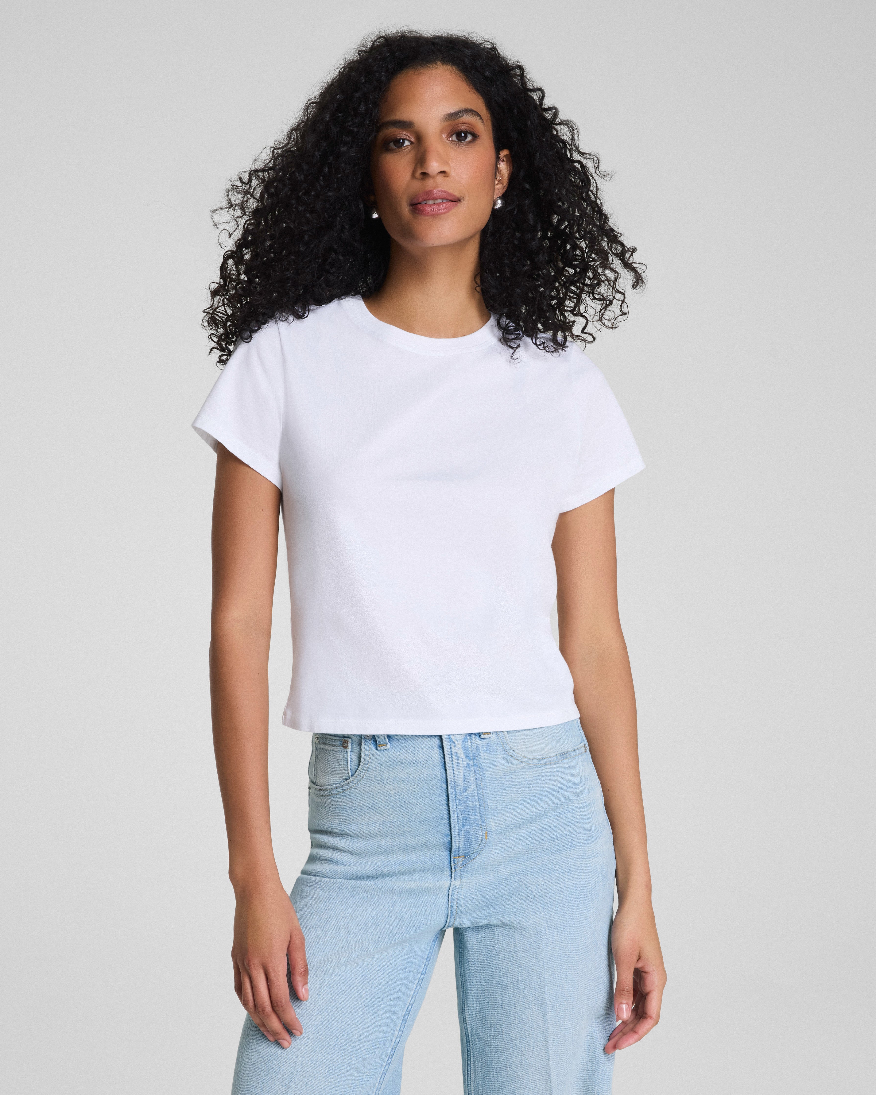 karla welch for SPANX® Cropped 70s Tee